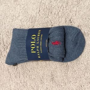 NWT Ralph Lauren Men's Classic Crew Socks